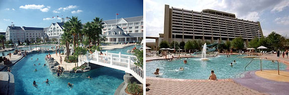 Walt Disney World hotel resorts Walt Disney World deluxe resort hotels