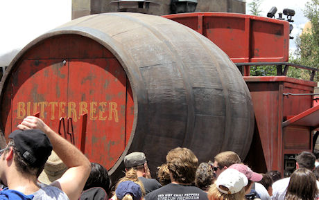 Butterbeer cart at The Wizarding World of Harry Potter