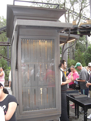 Harry Potter wand cart