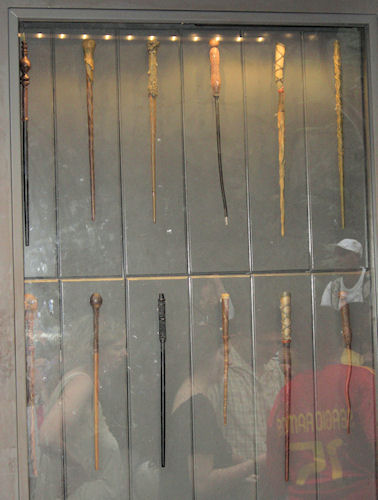 Harry Potter wand cart