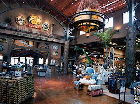 Orlando Bass Pro outdoor world shopping store