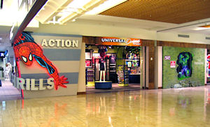 Universal Studios store in the Orlando airport terminal