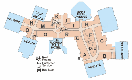 Orlando Florida Mall map