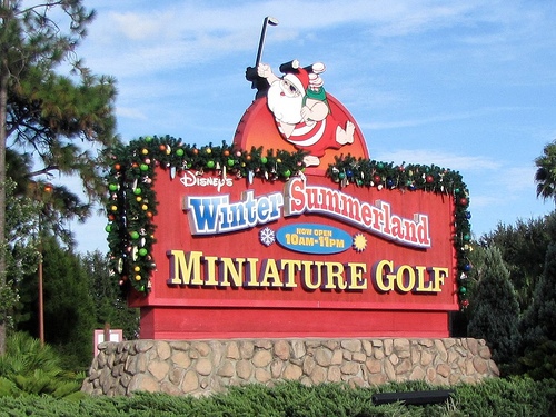 Disney miniature golf courses