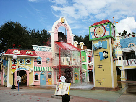 Curious George play area at Universal Studios for little kids