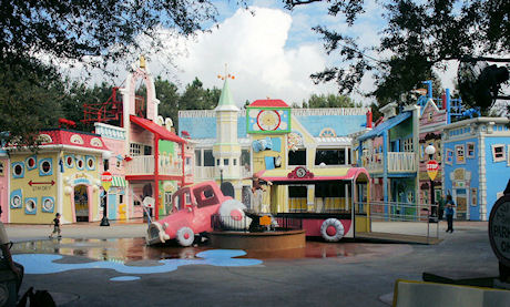 Curious George play area at Universal Studios for little kids