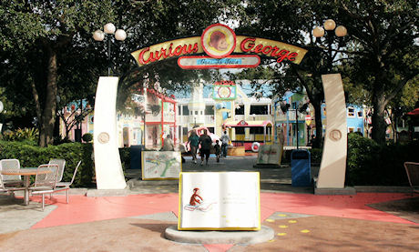 Curious George play area at Universal Studios for little kids