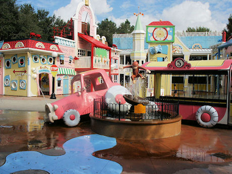 Curious George play area at Universal Studios for little kids