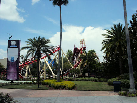 Soft opening for rip ride rockit roller coaster at Universal Studios