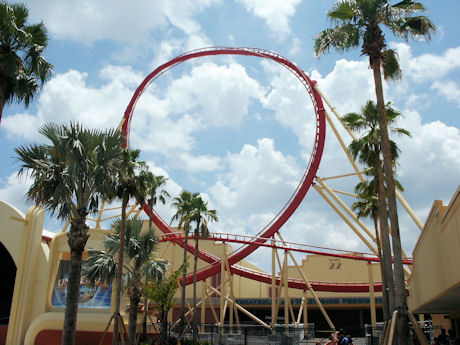 Soft opening for rip ride rockit roller coaster at Universal Studios