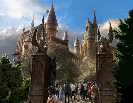 Universal Studios peek at The Wizarding world of Harry Potter park
