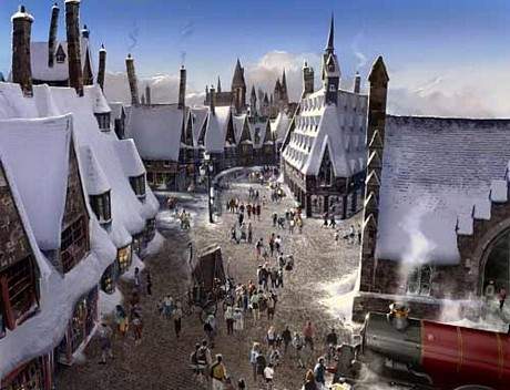 Universal Studios peek at The Wizarding world of Harry Potter park