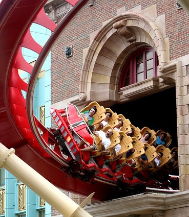 rip ride rockit roller coaster officially open