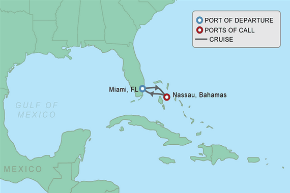 Carnival 3 night Bahamas cruise