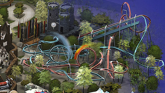 Harry Potter's Dragon Challenge roller coaster ride review