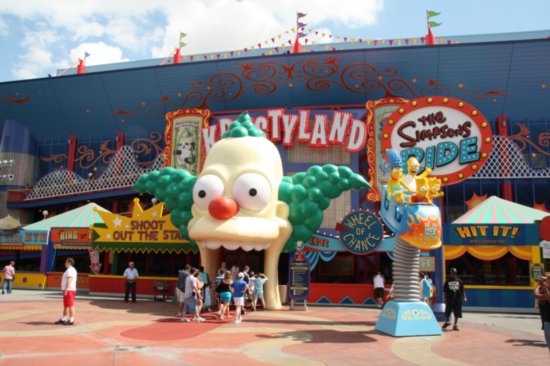 Universal Studios the Simpsons ride review