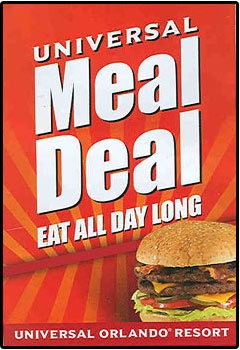 Universal Studios meal deal review