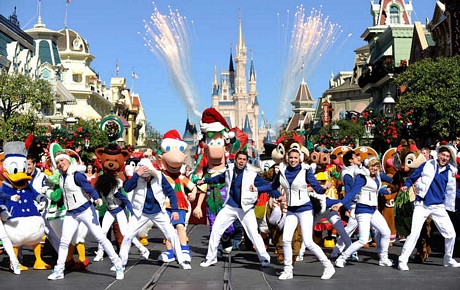 Disney Christmas day parade