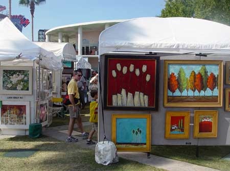 Disney art show at downtown Disney