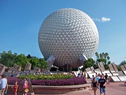 Walt Disney World Spaceship earth ride at Epcot